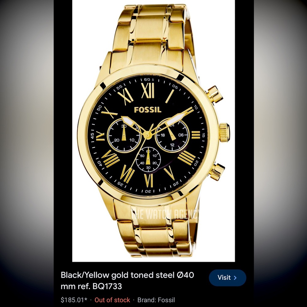 Men’s fossil watch